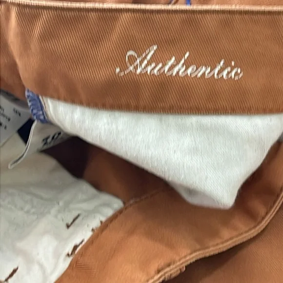 Tommy Bahama Orange Twill Authentic 5-Pocket pants size 38/30 - Picture 9 of 10